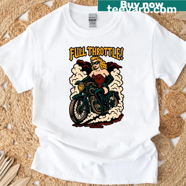 Full Throttle t-shirt with bold graphic design