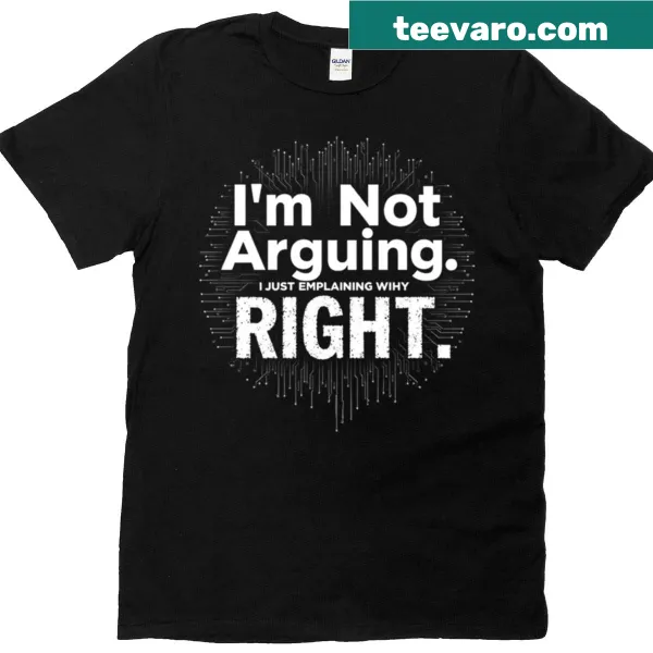 Funny engineer meme shirt with tech-related graphics