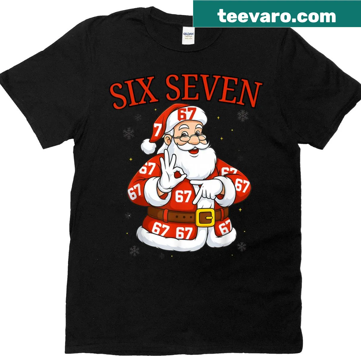 Funny Santa meme graphic for Christmas holidays — on a men's t-shirt