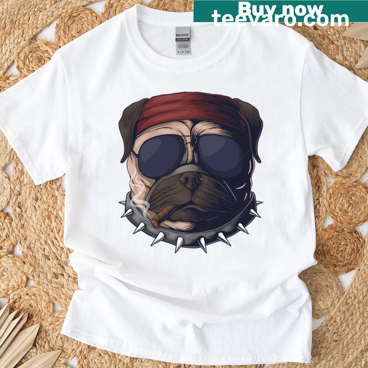 Vintage-style Georgia Bulldogs National Championship T-shirt. — on a men's t-shirt