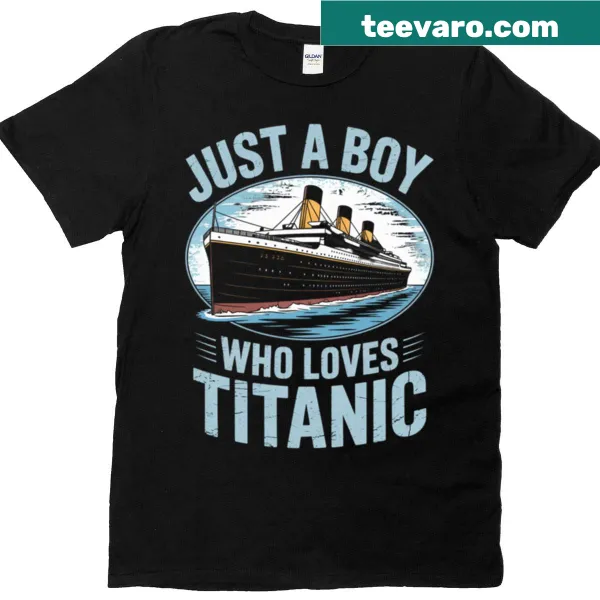 T-shirt expressing love for RMS Titanic with sentimental text
