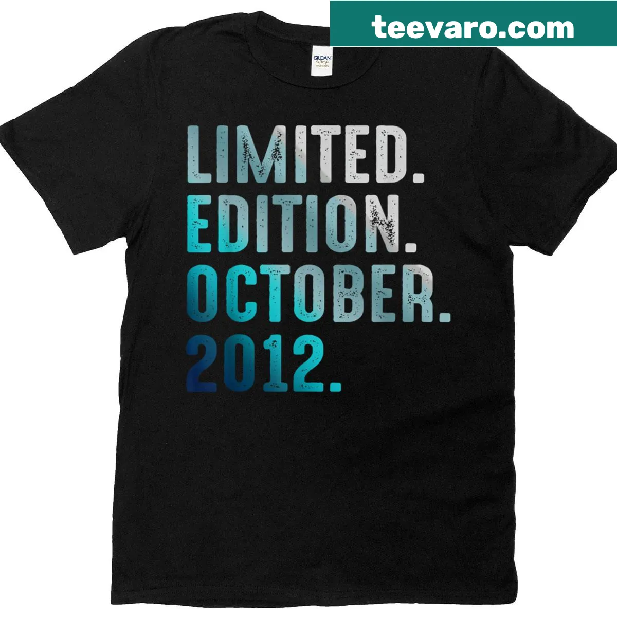 Limited edition vintage October 2012 t-shirt — on a men's t-shirt