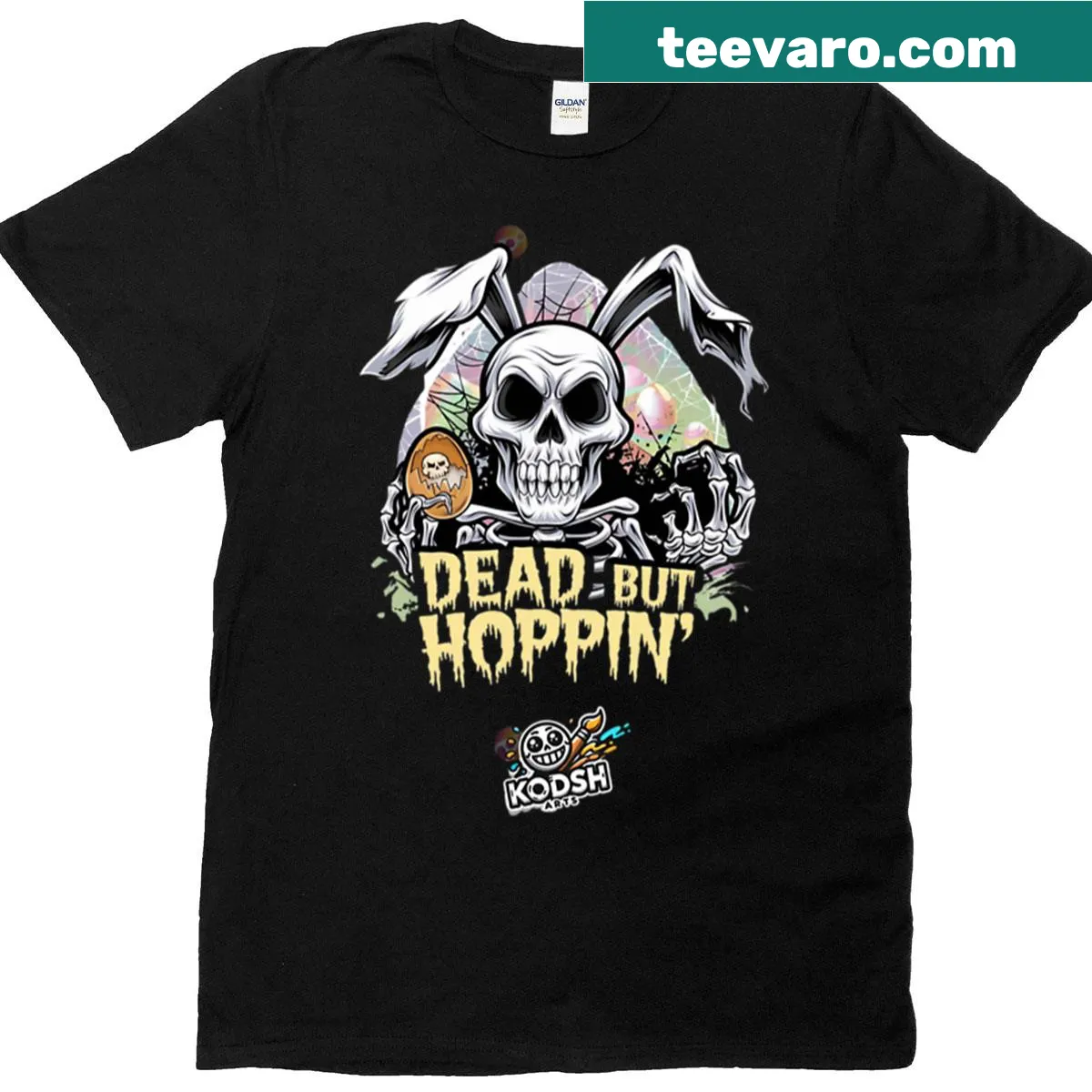 Pirate-themed T-shirt with a skull and crossbones graphic — on a men's t-shirt