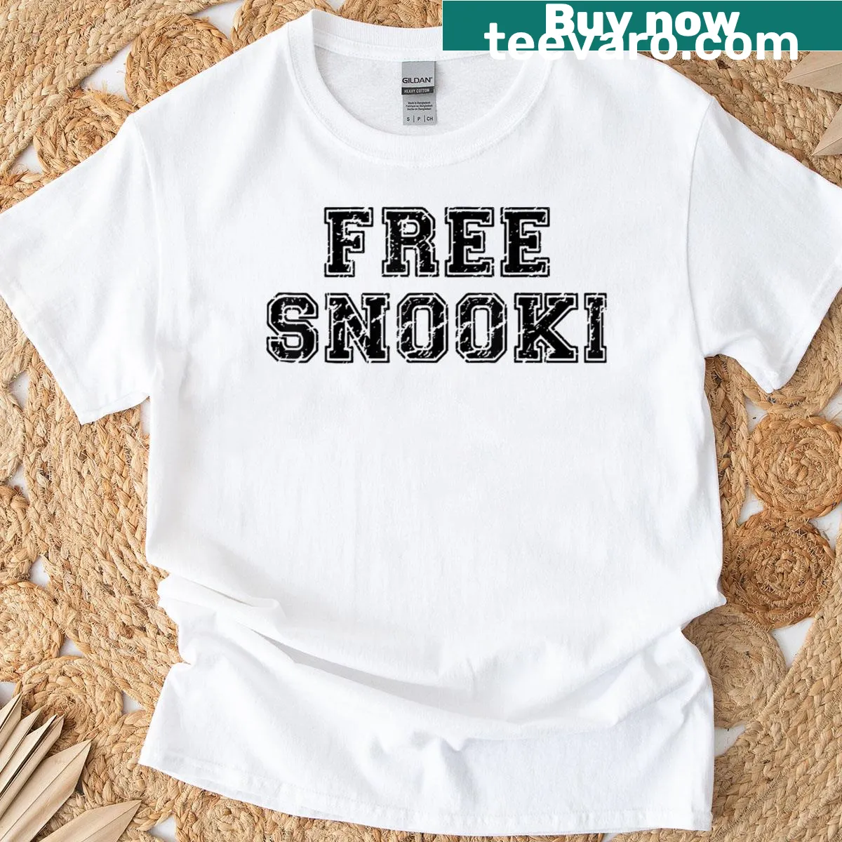 Vintage-style Snooki graphic design for nostalgic fans. — on a men's t-shirt