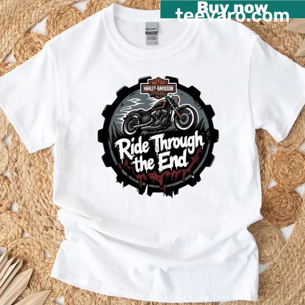 Minimalist line-art t-shirt with abstract design and motivational phrase