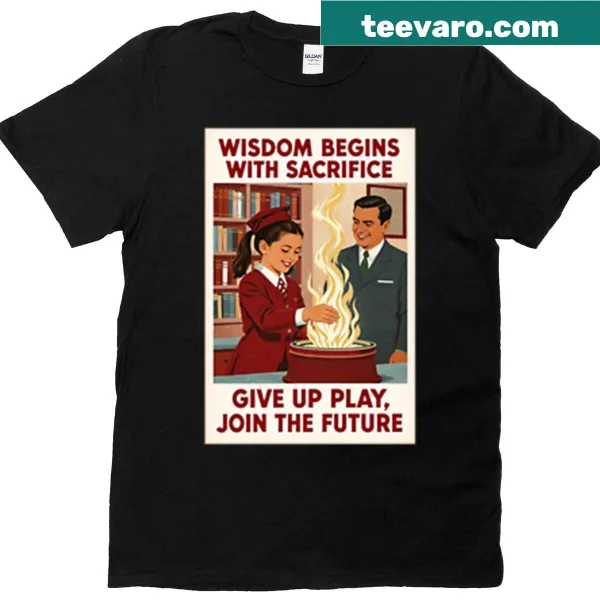 Thought-provoking Sacrifice Of Play graphic T-shirt