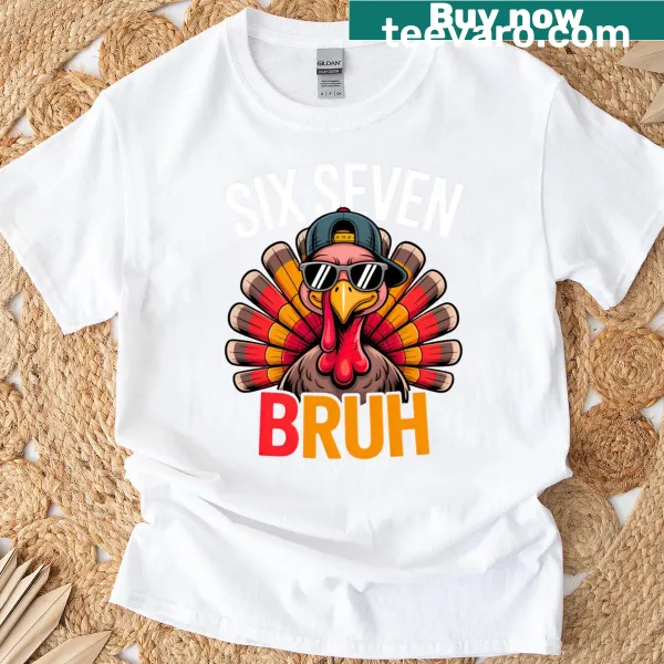 Thanksgiving t-shirt with a meme and turkey graphic