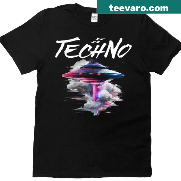 Minimalist UFO silhouette graphic for tech enthusiasts