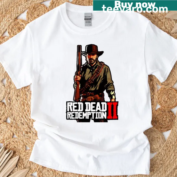 Vintage-style T-shirt featuring a retro game character in a humorous design