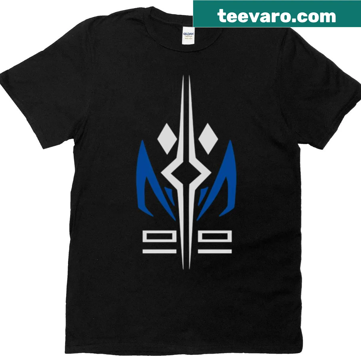 Silhouette of Ahsoka and Rex logo from Star Wars on T-shirt — on a men's t-shirt