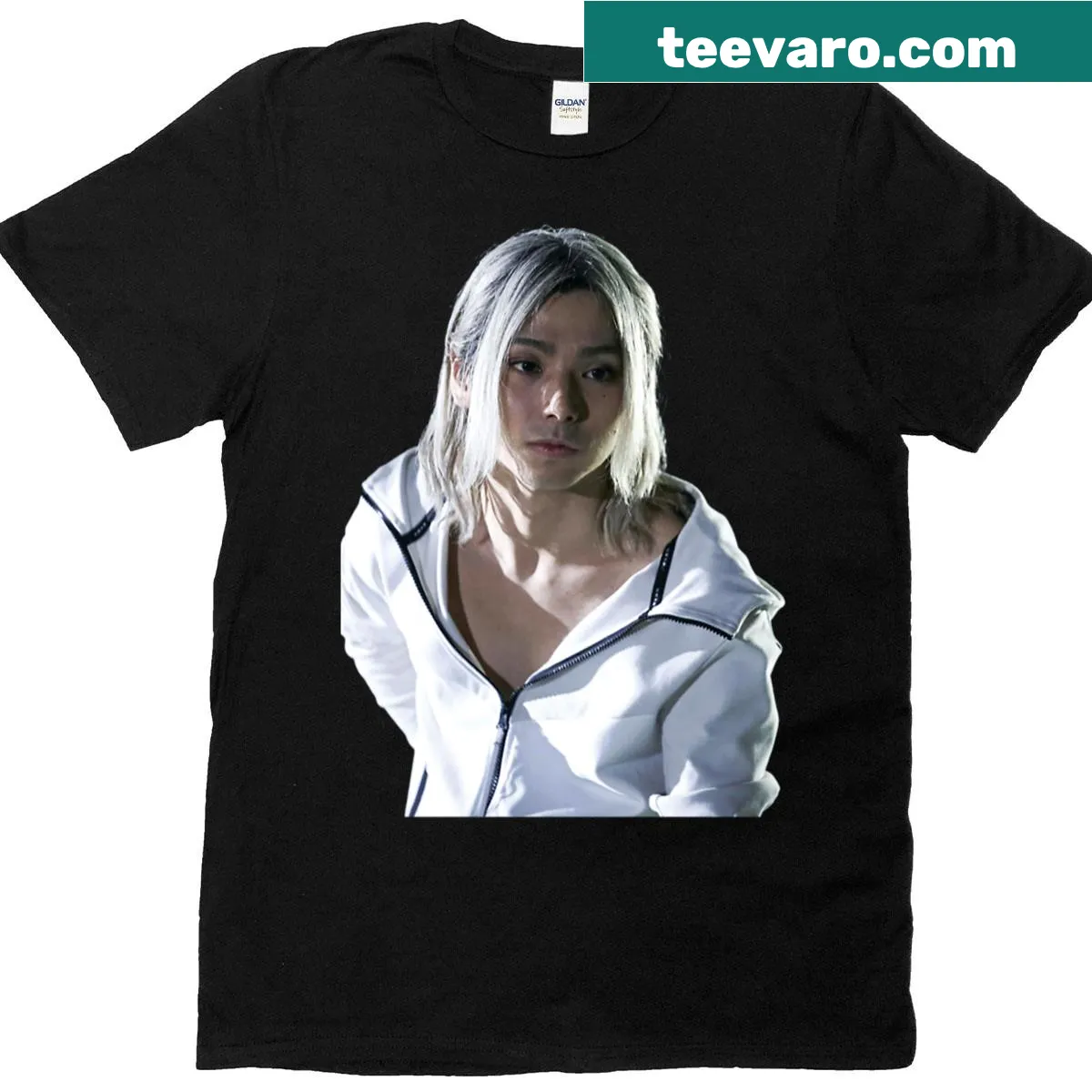 Character art t-shirt from Alice In Borderland — on a men's t-shirt
