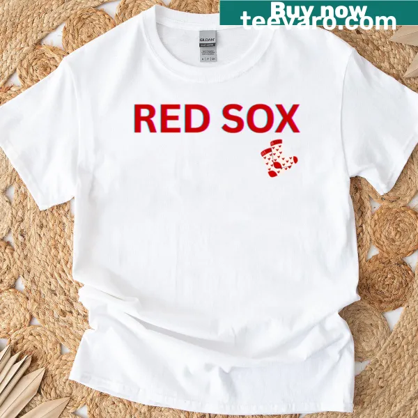 Illustrated Boston Red Sox fan art design on a t-shirt