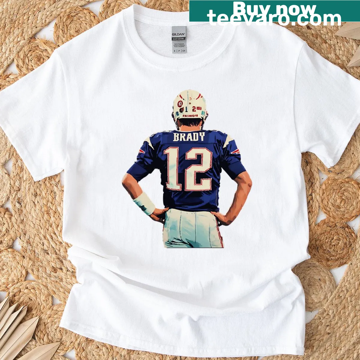 T-shirt honoring Tom Brady with a focus on his legacy — on a men's t-shirt