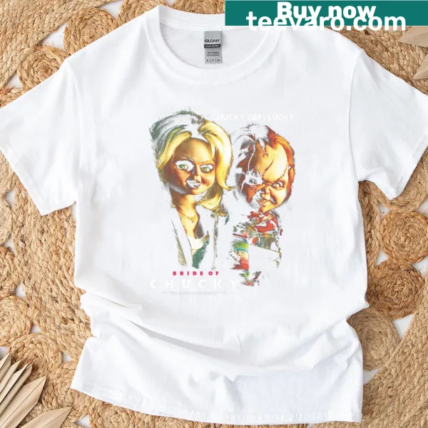 Funny Bride of Chucky graphic on a t-shirt