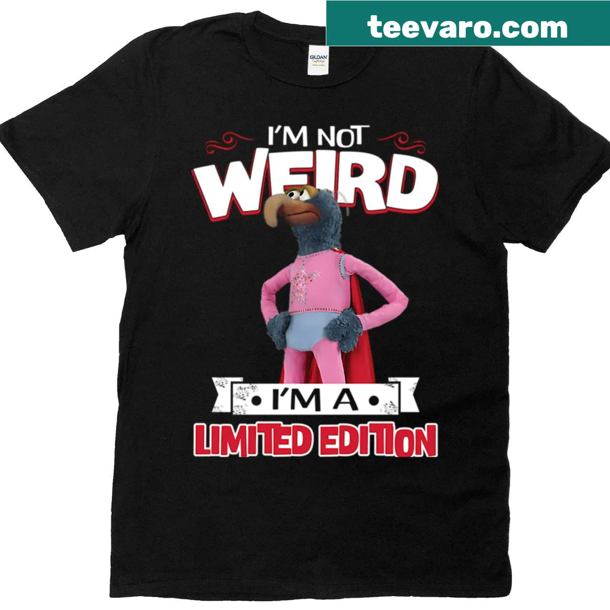 Vintage cartoon theater graphic t-shirt with puppet design — on a men's t-shirt
