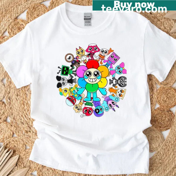 Vintage cartoon character gaming t-shirt with a funny design