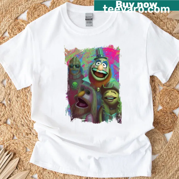 Vintage cartoon puppet graphic celebrating classic comedy movies