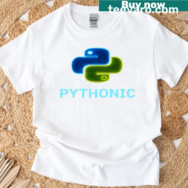 T-shirt with playful 'Copy of Python' text design for programmers