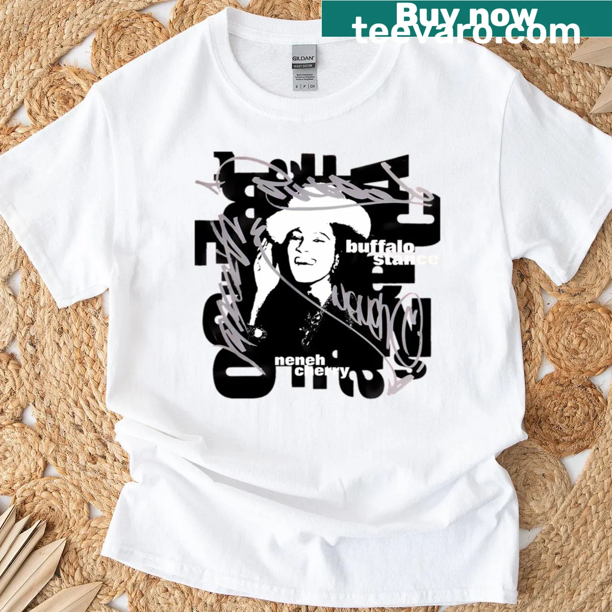 Big Bopper Band logo on a classic T-shirt — on a men's t-shirt