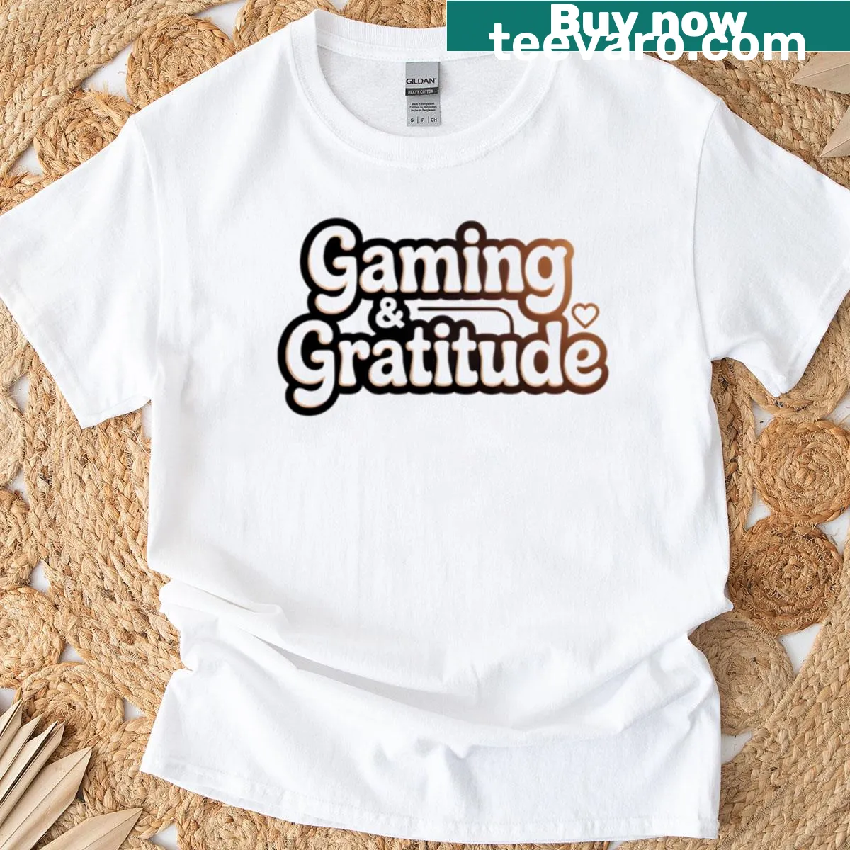 Minimalist T-shirt with cozy typography design — on a men's t-shirt