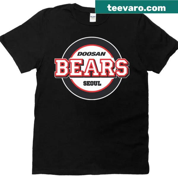 Doosan Bears logo T-shirt for KBO baseball fans