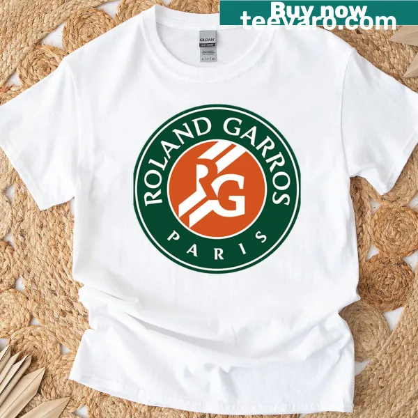 T-shirt featuring design for the Roland Paris Tennis Tournament