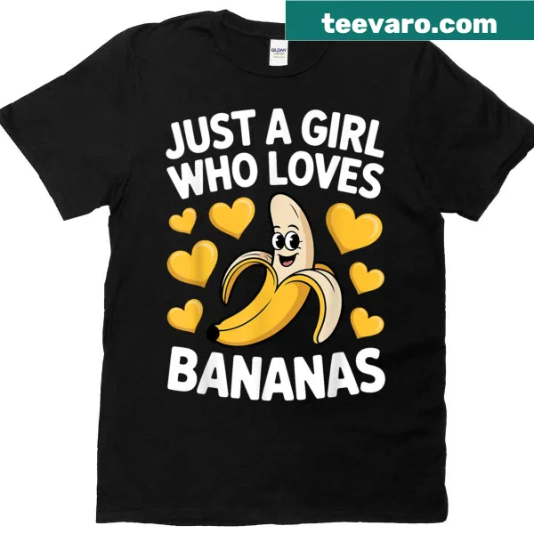 Whimsical banana-themed t-shirt for women with playful graphics