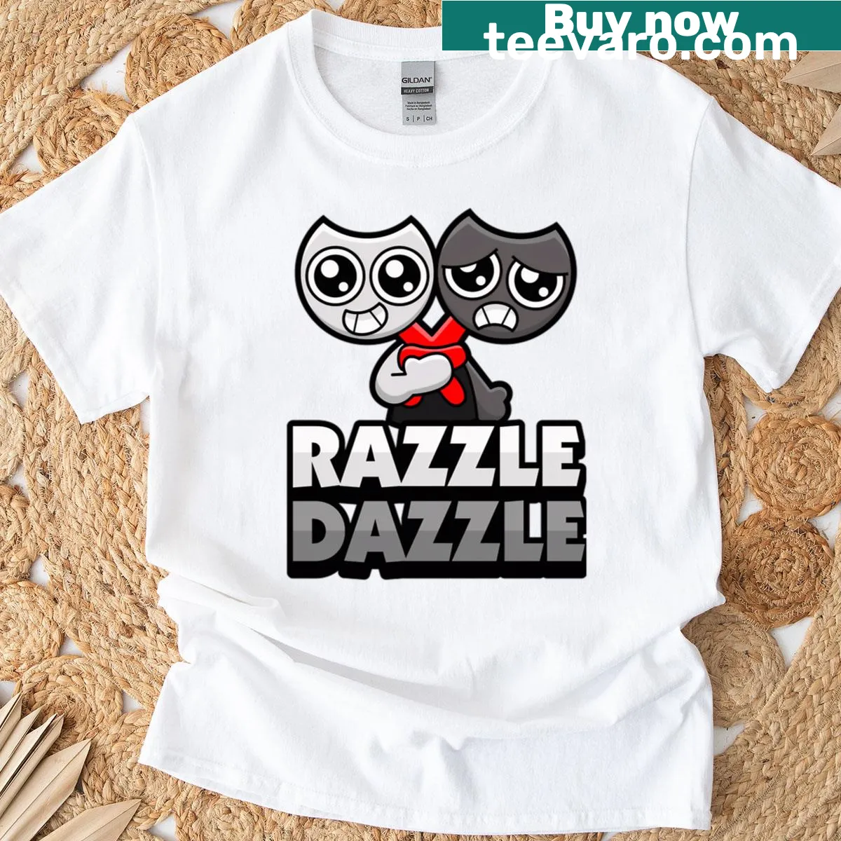 Vintage 90s cartoon character graphic on funny t-shirt — on a men's t-shirt
