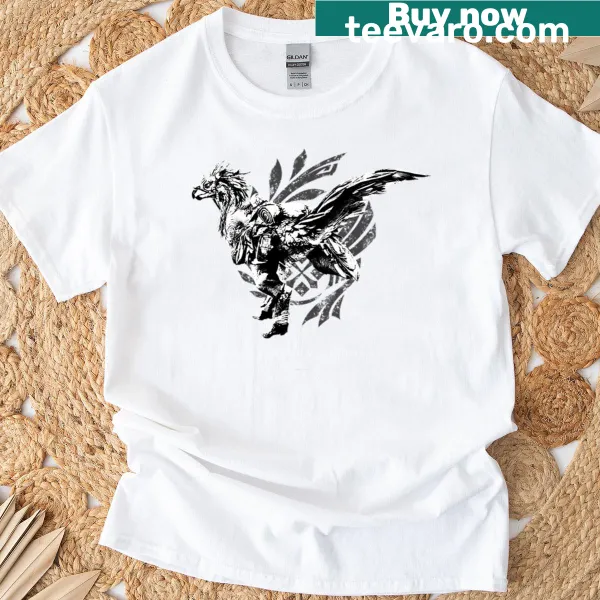 Vintage-style gaming t-shirt with a funny character logo