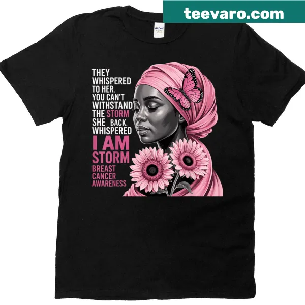Inspiring T-shirt with I’m The Storm phrase for awareness