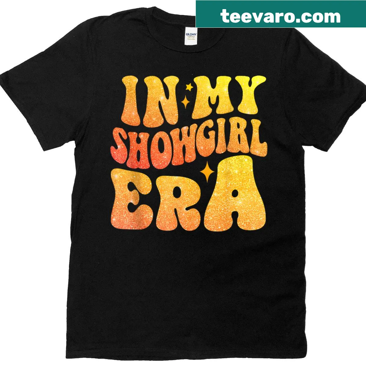 Playful tee with the phrase 'In My Show Girl Era' for women — on a men's t-shirt