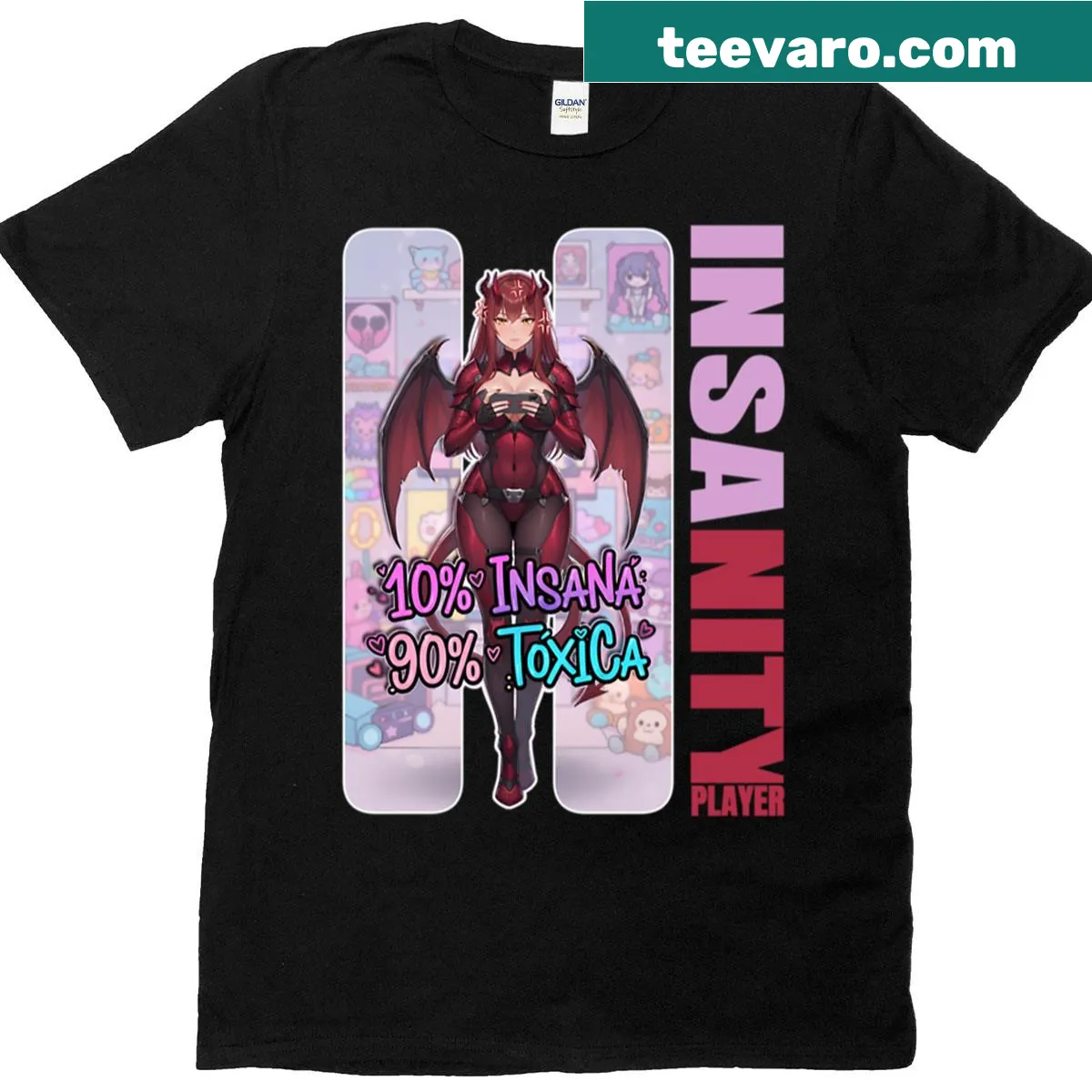 T-shirt for gamers featuring an edgy design about toxicity — on a men's t-shirt