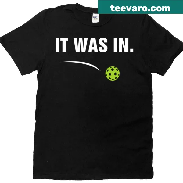 Funny pickleball t-shirt with a humorous quote about the sport