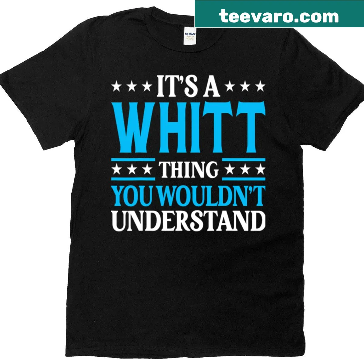 T-shirt featuring the humorous phrase 'It’s A Whitt Thing' — on a men's t-shirt