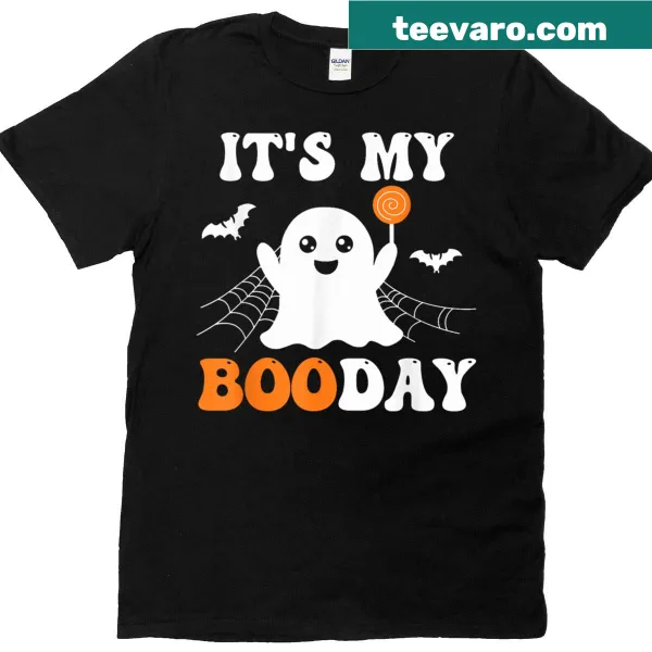 Humorous ghost birthday design on T-shirt