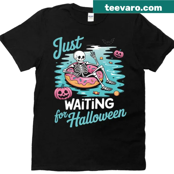 T-shirt with spooky skeleton design for Halloween lovers