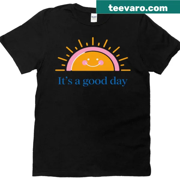 Minimalist kids t-shirt featuring a happy sun graphic