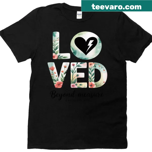 Christian T-shirt featuring a Bible verse about love
