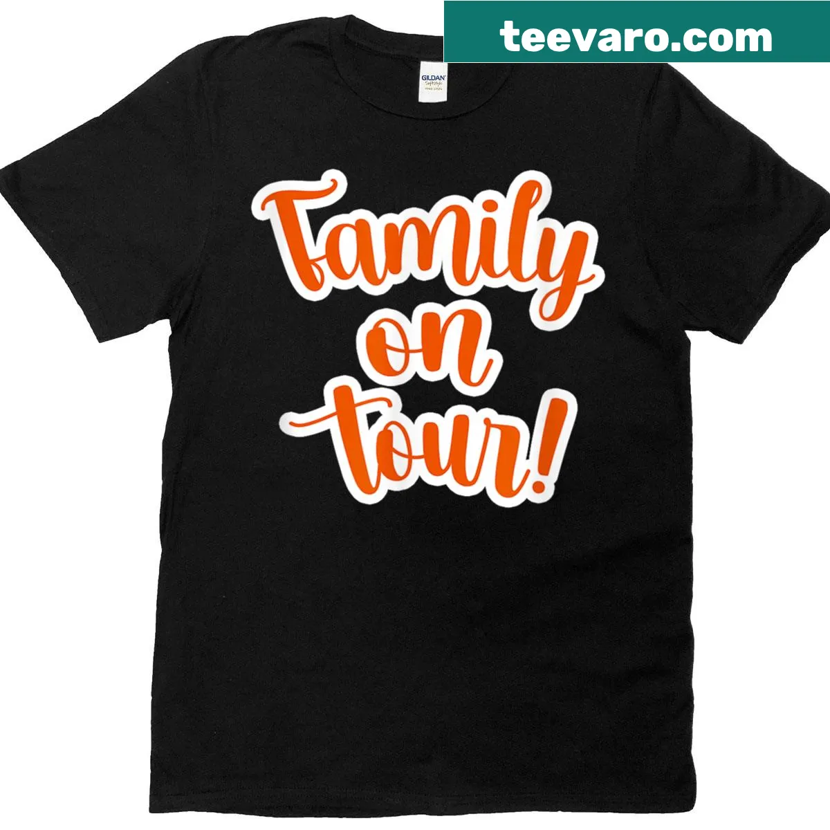 Travel-themed T-shirt for group trips and vacations — on a men's t-shirt