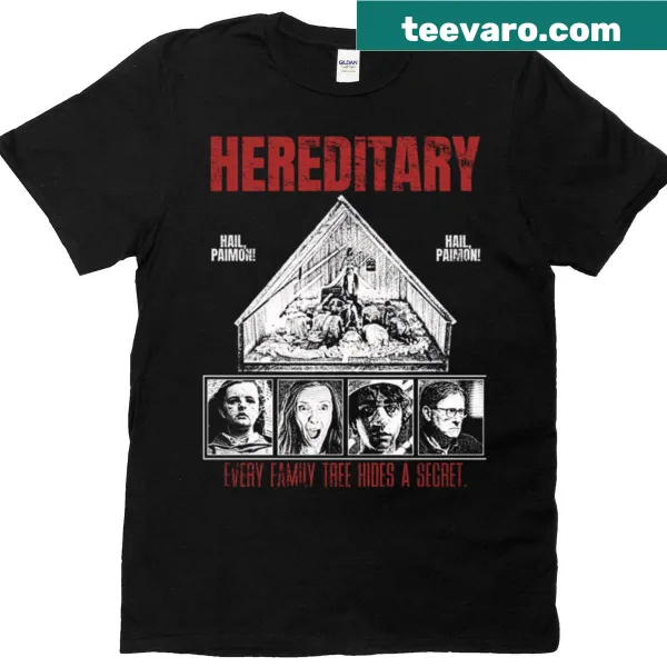 Vintage horror movie-themed shirt featuring a playful 80s and 90s design