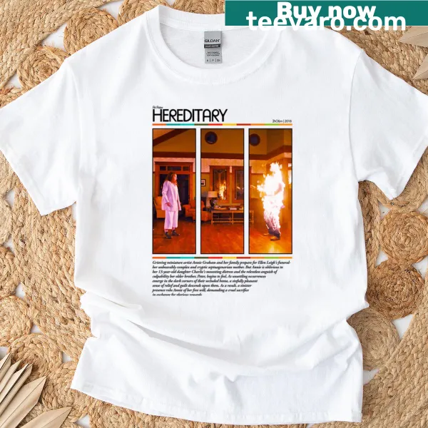 Vintage-style T-shirt featuring funny horror movie graphics