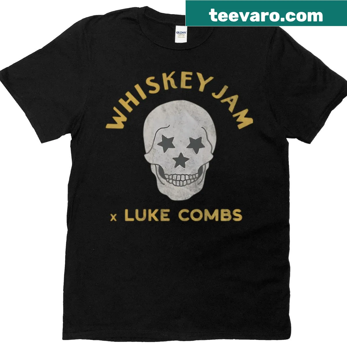 Vintage-inspired musician t-shirt featuring retro country album design — on a men's t-shirt