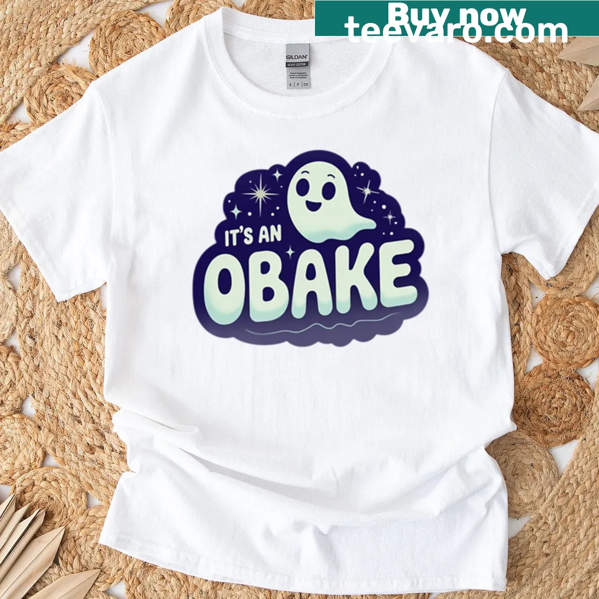Phasmophobia graphic with spooky design on T-shirt — on a men's t-shirt