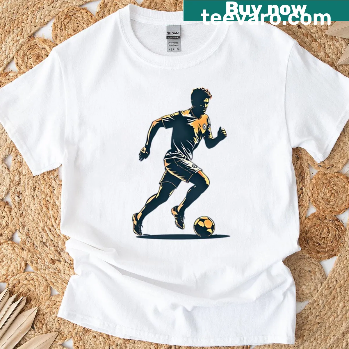 Illustrated T-shirt featuring fan art of Puka Nacua's performance stats. — on a men's t-shirt