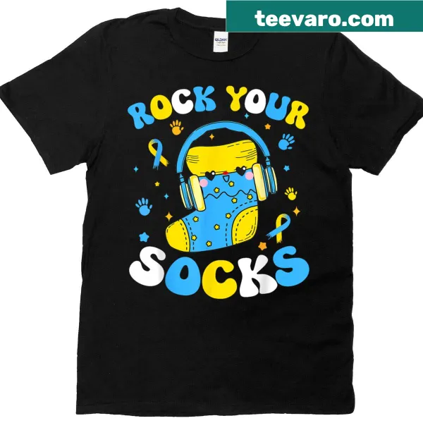 Kids t-shirt promoting Down syndrome awareness with a cheerful design