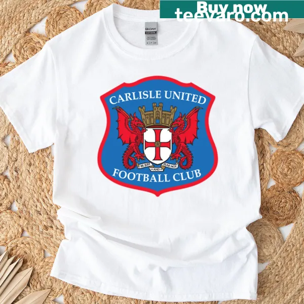 Illustrated Carlislee Uniteddd T-shirt with bold graphics