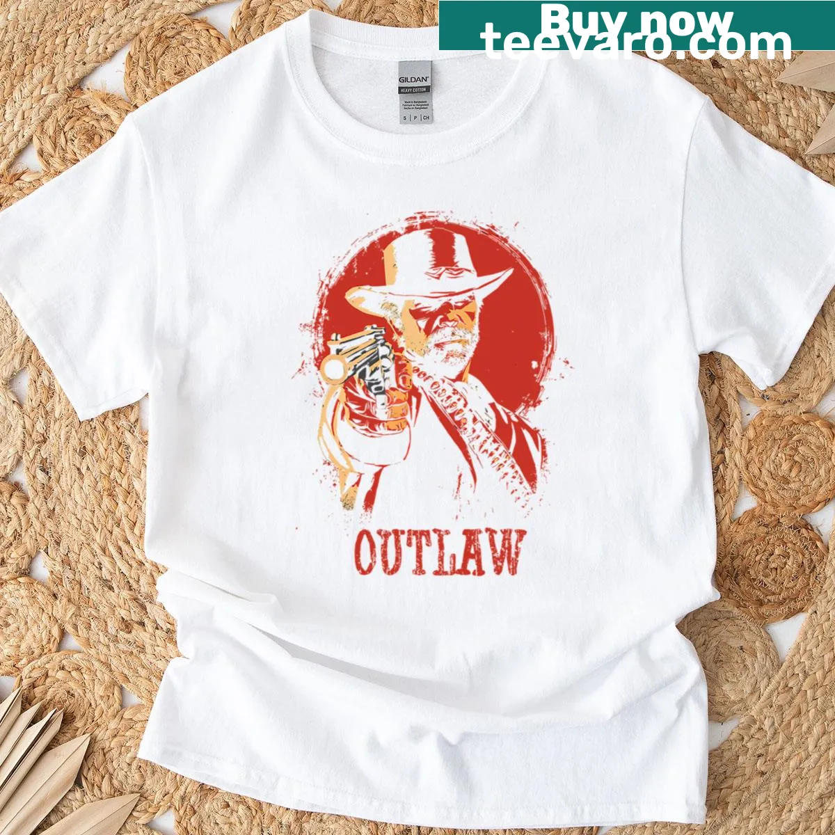 Retro action game character t-shirt with a humorous design — on a men's t-shirt