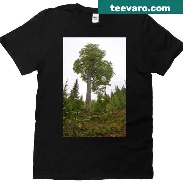 Nature-themed T-shirt celebrating the height of an Aspen