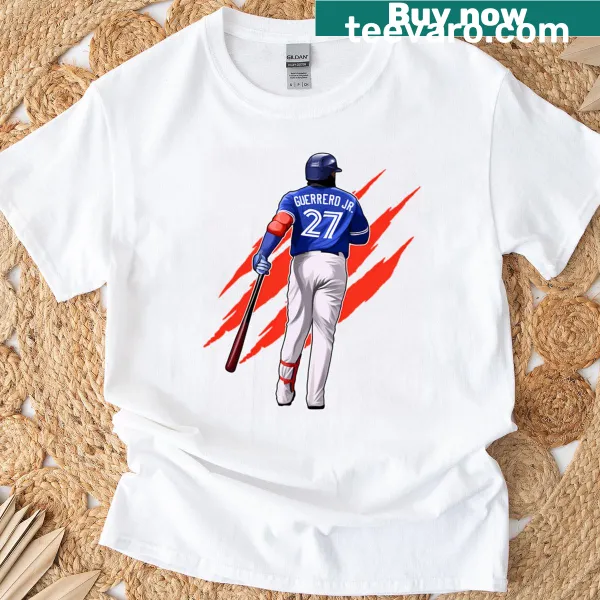 Graphic T-shirt featuring a claw design celebrating Vladimir Guerrero.