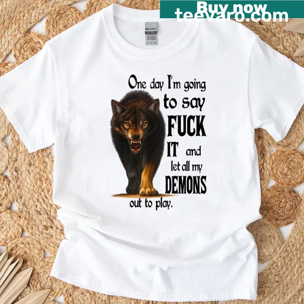 Edgy T-shirt with bold statement text